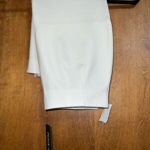 Peace of Cloth White Pencil Skirt